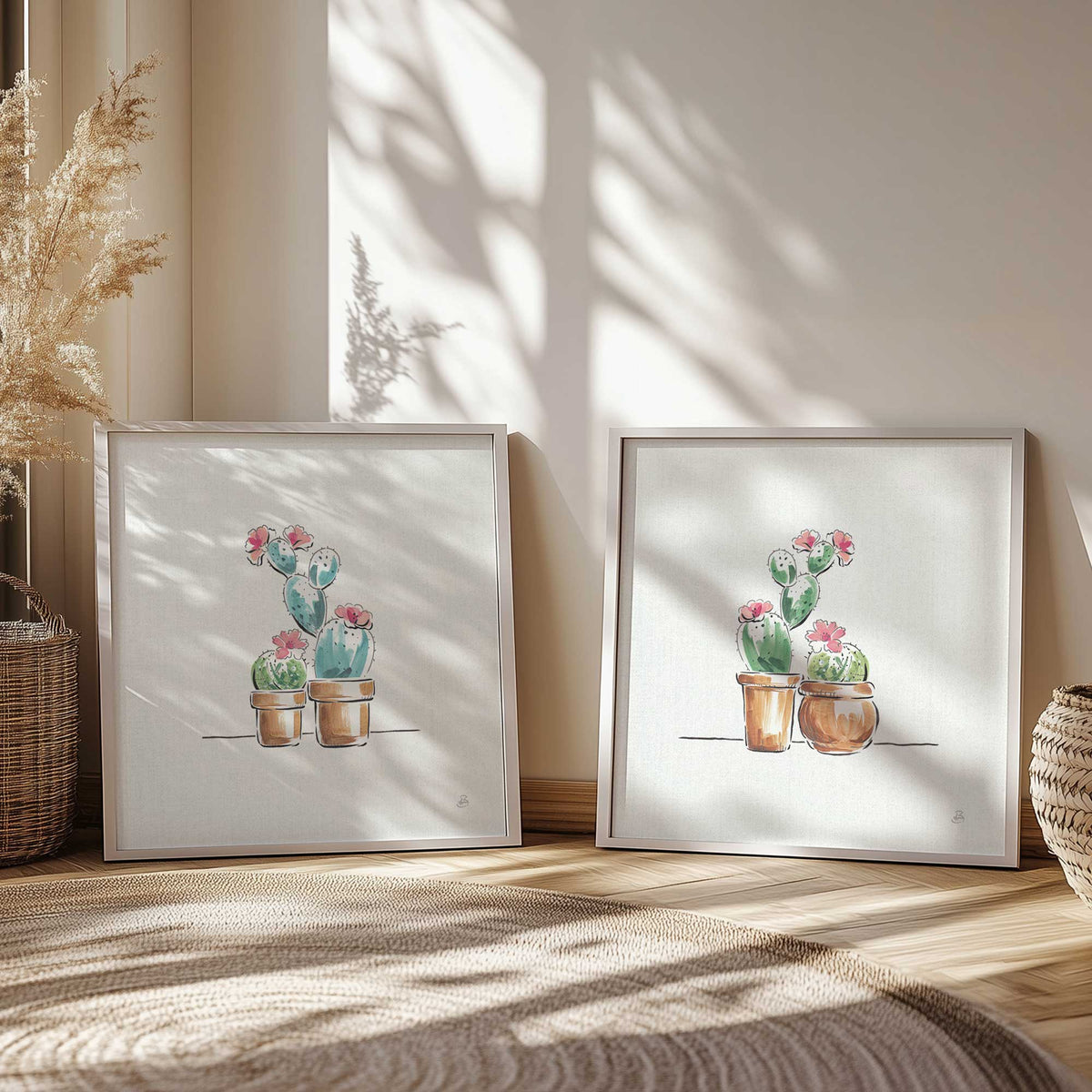 [Color:Polished Chrome], Picture of art in a Polished Chrome frame