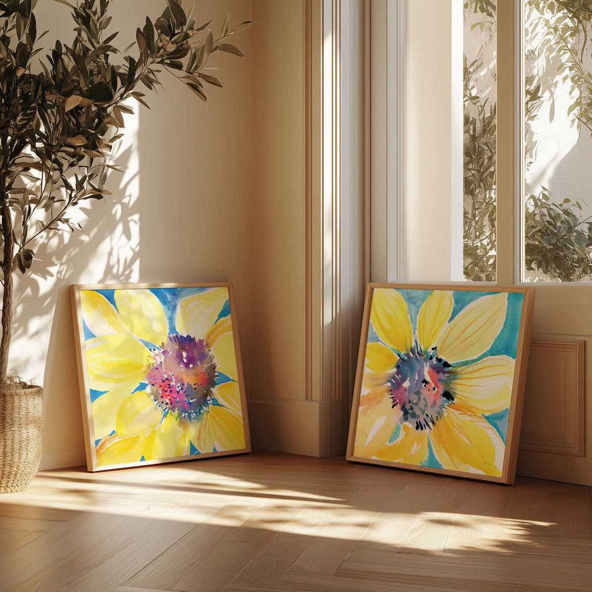 [Color:Belvinder Brown], Picture of art in a Belvinder Brown frame