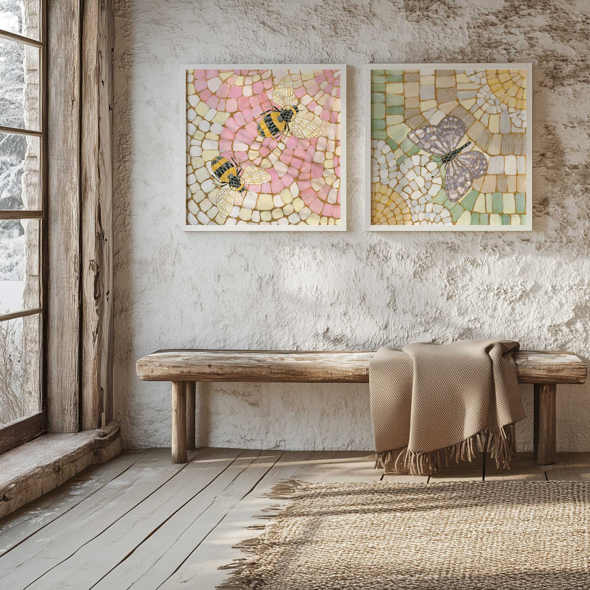 [Color:Belvinder Brown], Picture of art in a Belvinder Brown frame