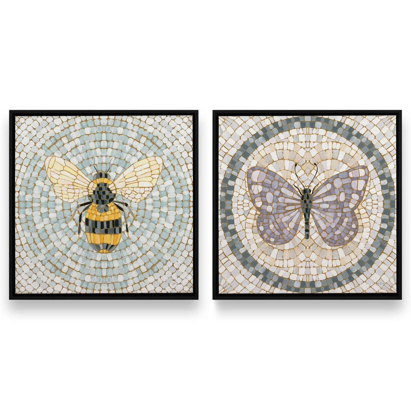 [Color:Satin Black], Picture of art in a Satin Black frame