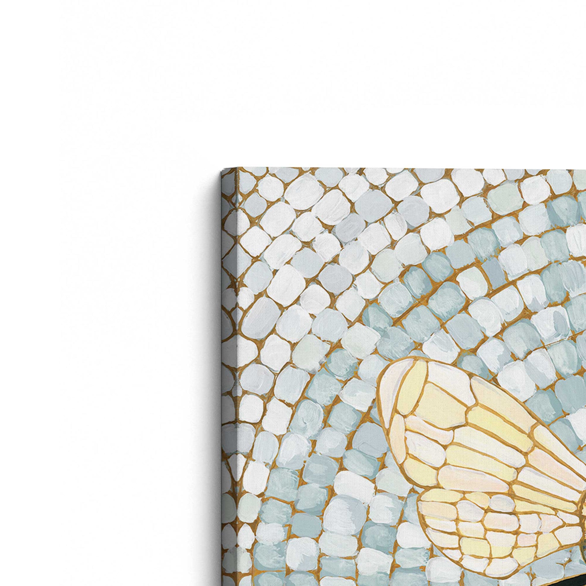 [Color:Stretched Canvas], Picture of art at an angle