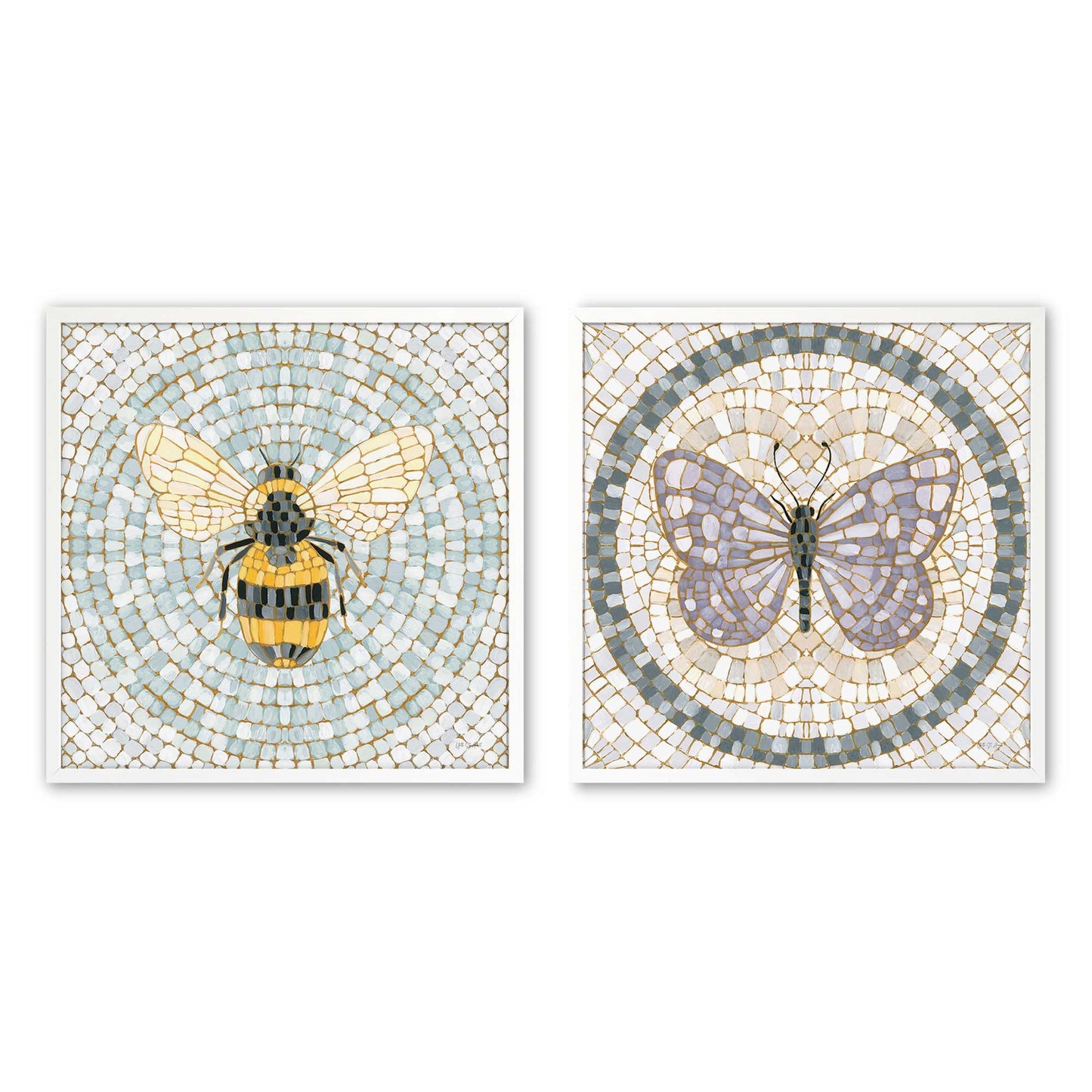 [Color:Opaque White], Picture of art in an Opaque White frame