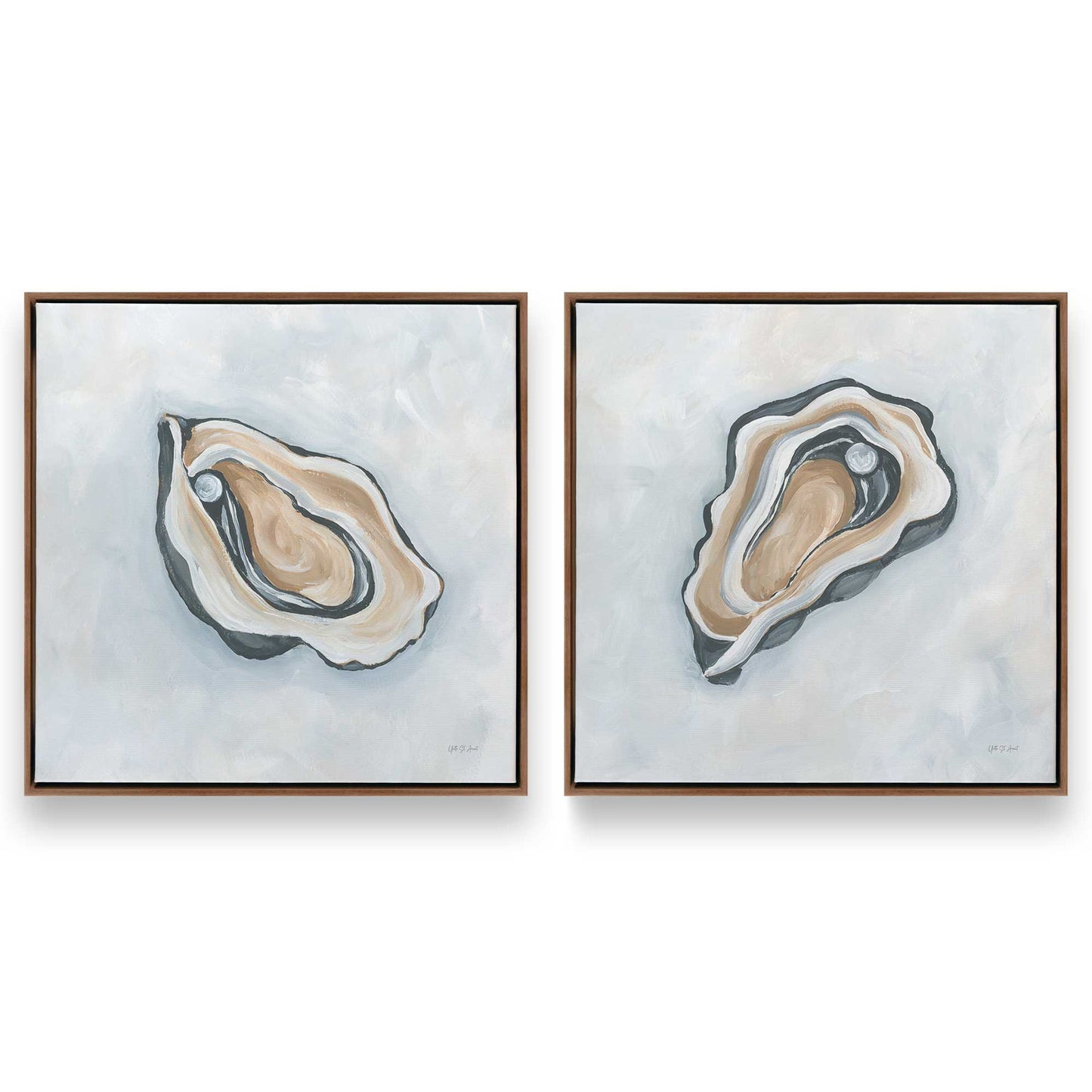 [Color:Walnut], Picture of art in a Walnut frame