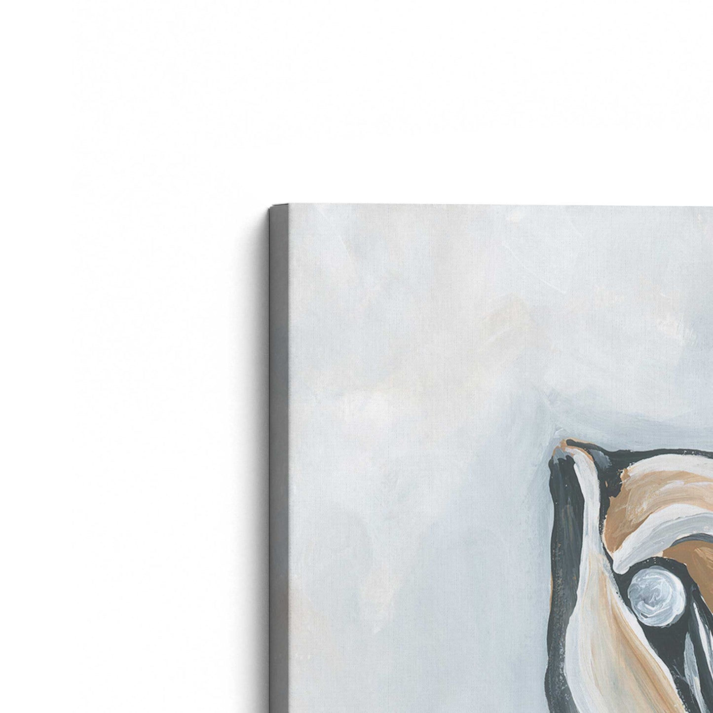 [Color:Stretched Canvas], Picture of art at an angle