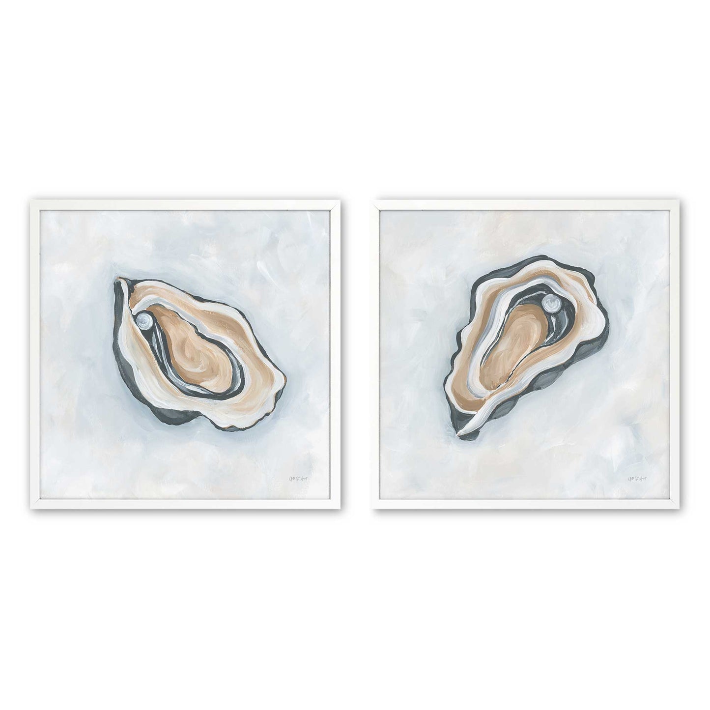 [Color:Opaque White], Picture of art in an Opaque White frame