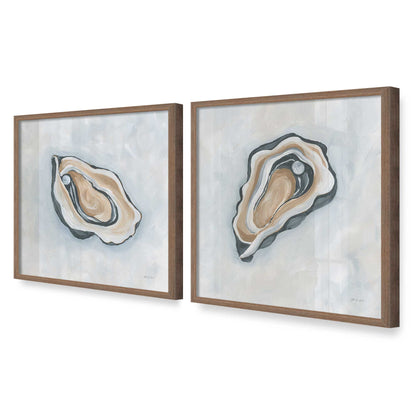 [Color:Walnut], Picture of art in a Walnut frame at an angle