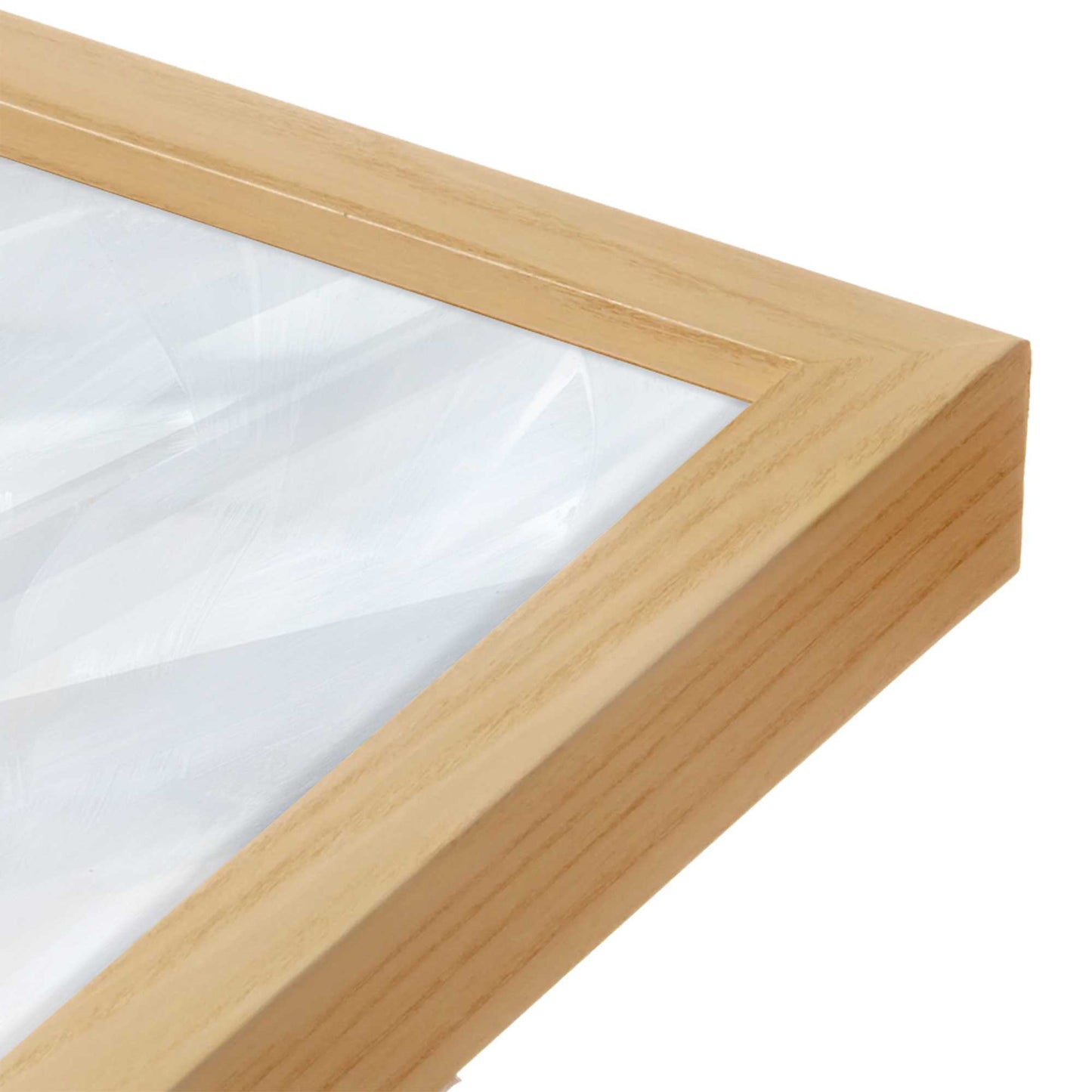 [Color:American Maple], Picture of art in an American Maple frame of the corner
