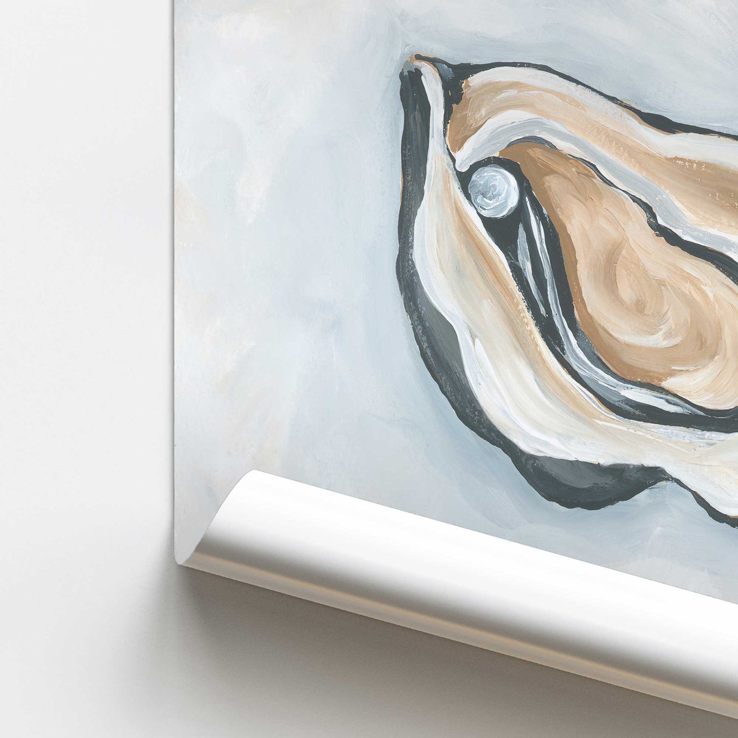 [color:Rolled Print], Picture of close up of art