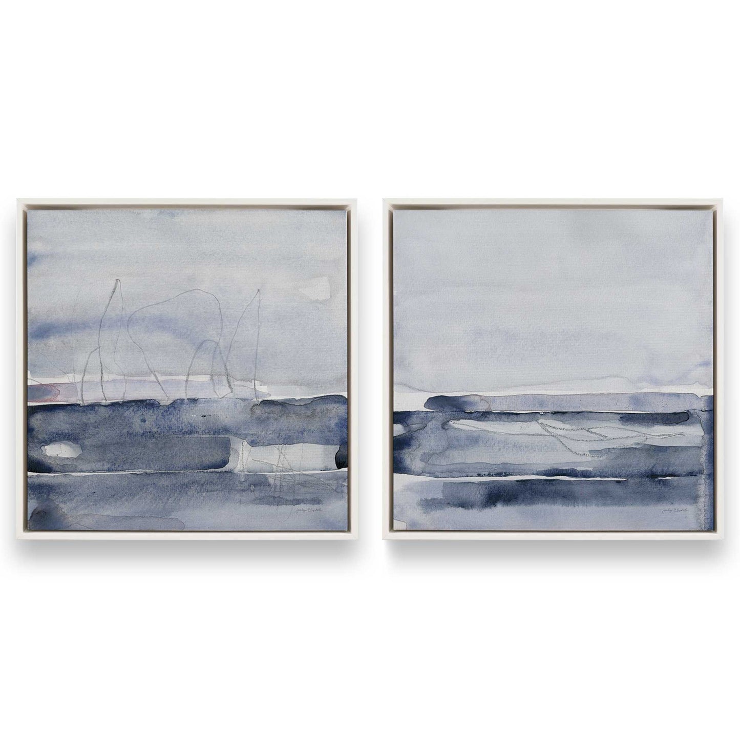 [Color:Opaque White], Picture of art in a White frame
