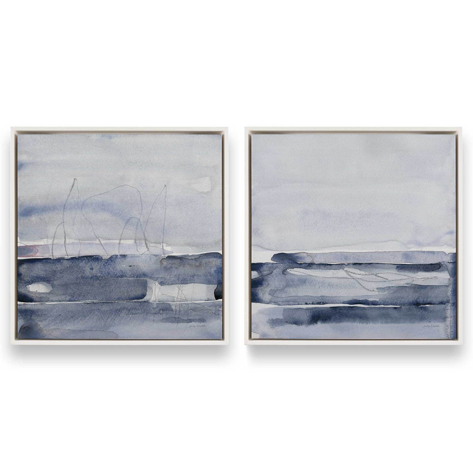 [Color:Opaque White], Picture of art in a White frame
