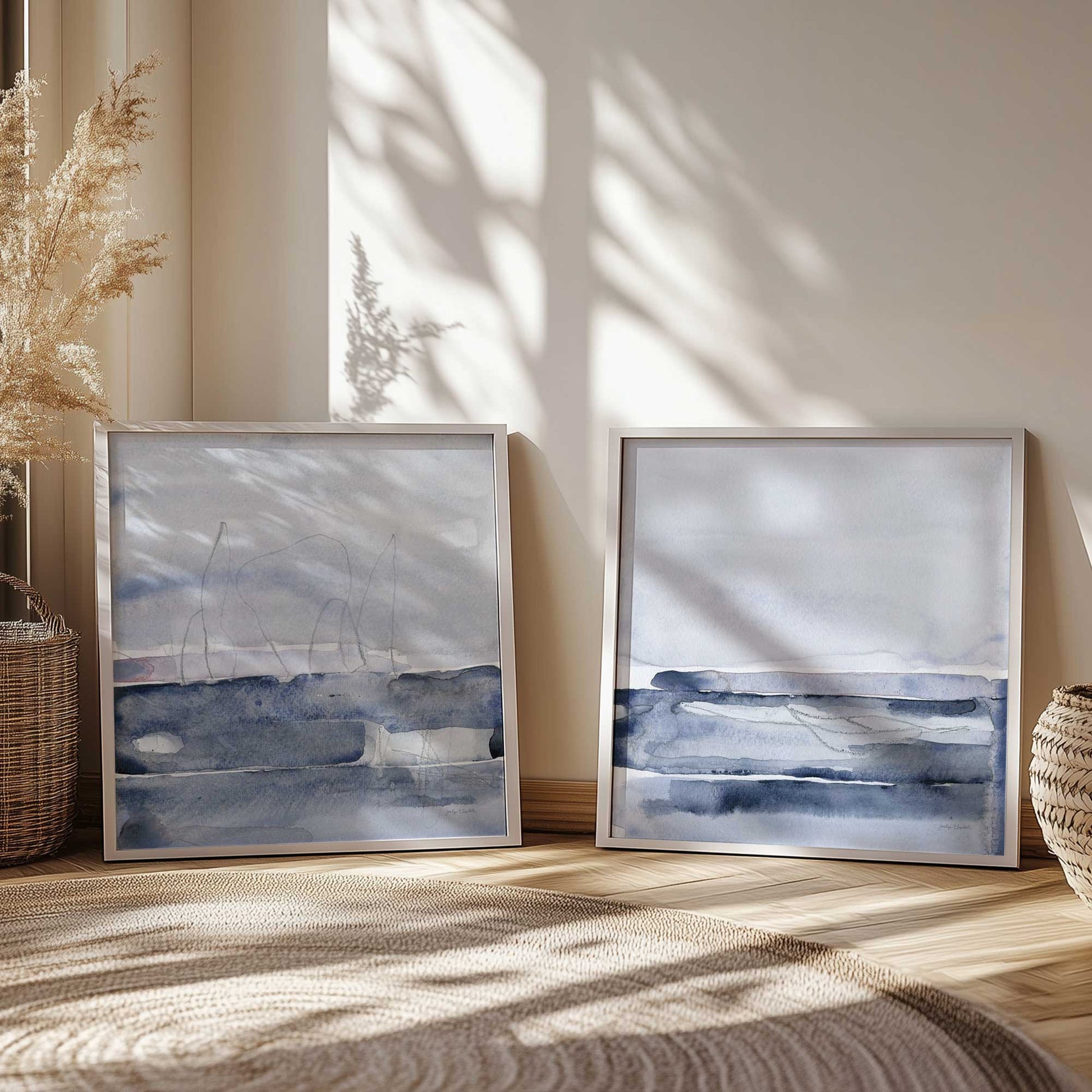 [Color:Opaque White], Picture of art in an Opaque White frame