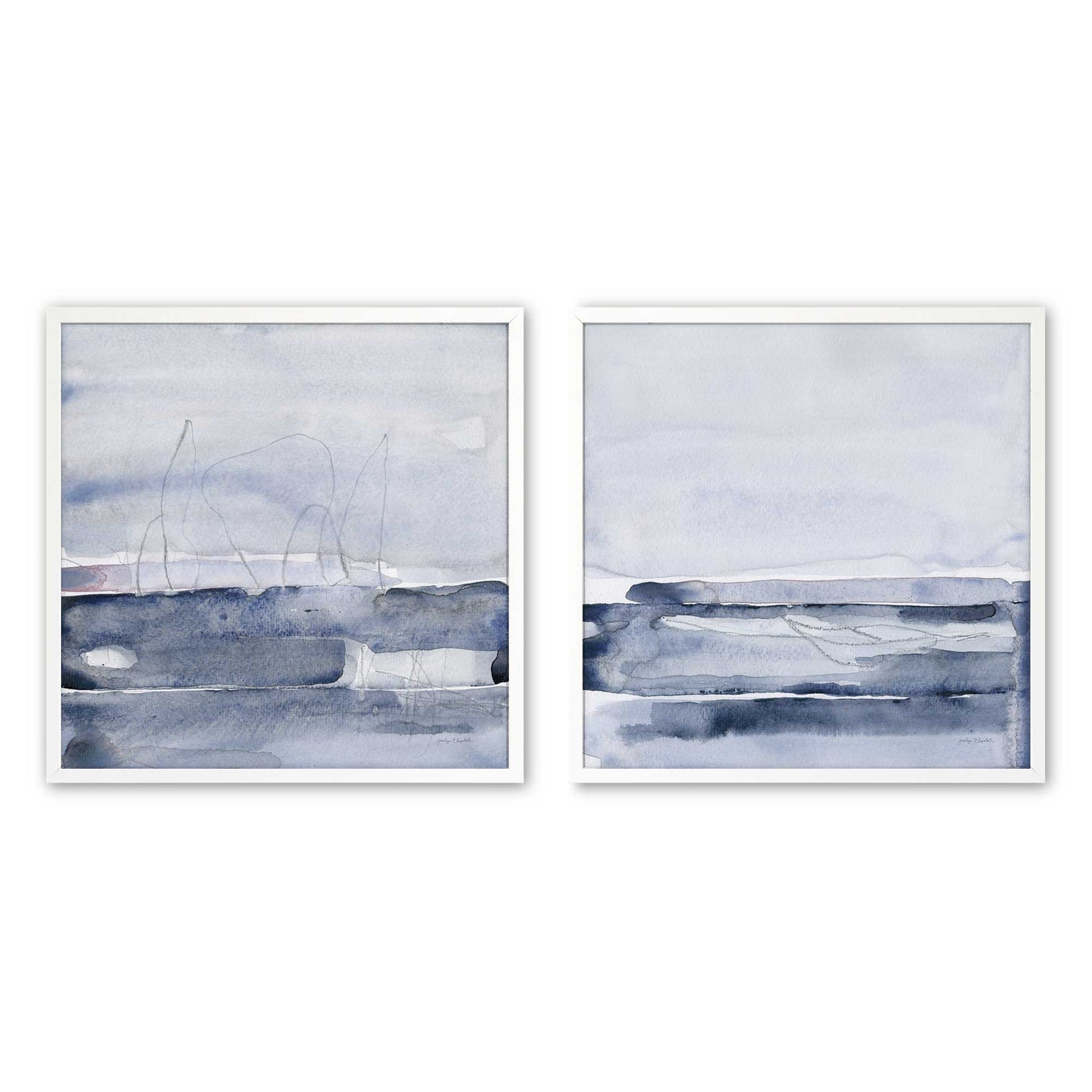 [Color:Opaque White], Picture of art in an Opaque White frame