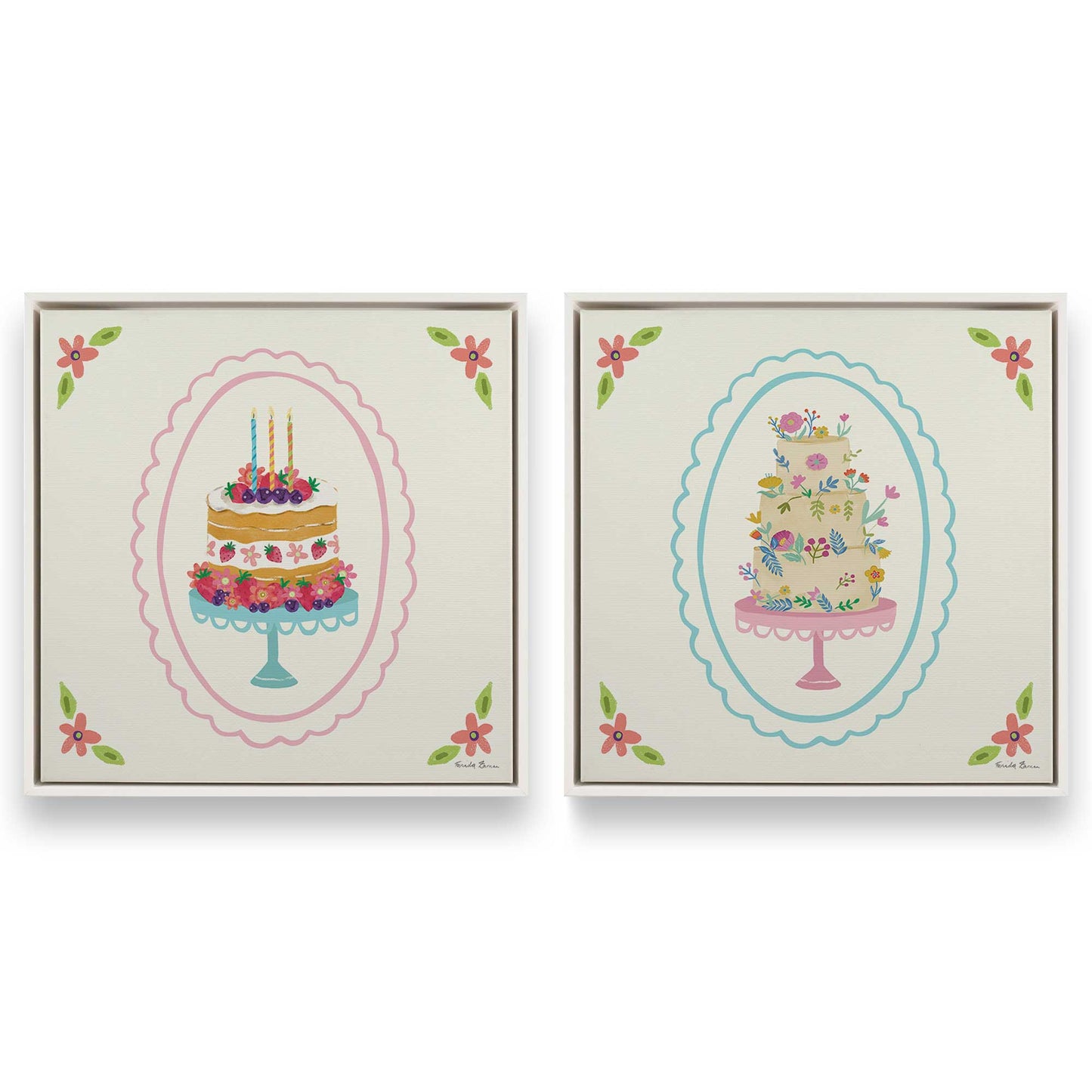 [Color:Opaque White], Picture of art in a White frame