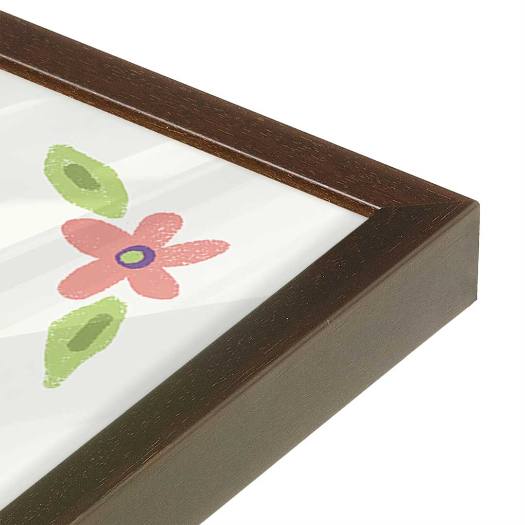 [Color:Belvinder Brown], Picture of art in a Belvinder Brown frame of the corner