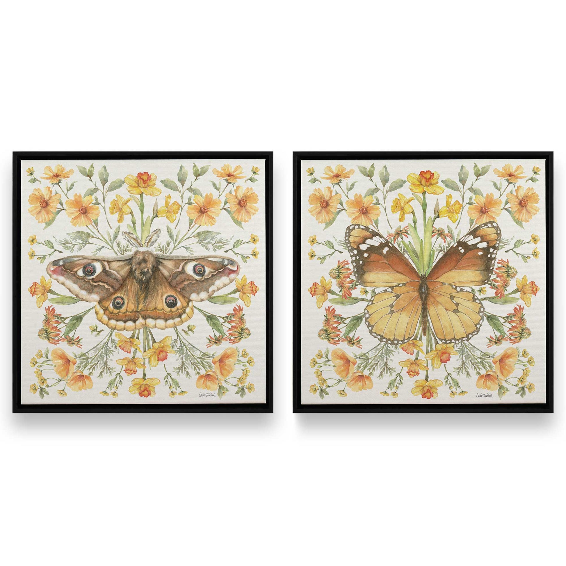 [Color:Satin Black], Picture of art in a Satin Black frame