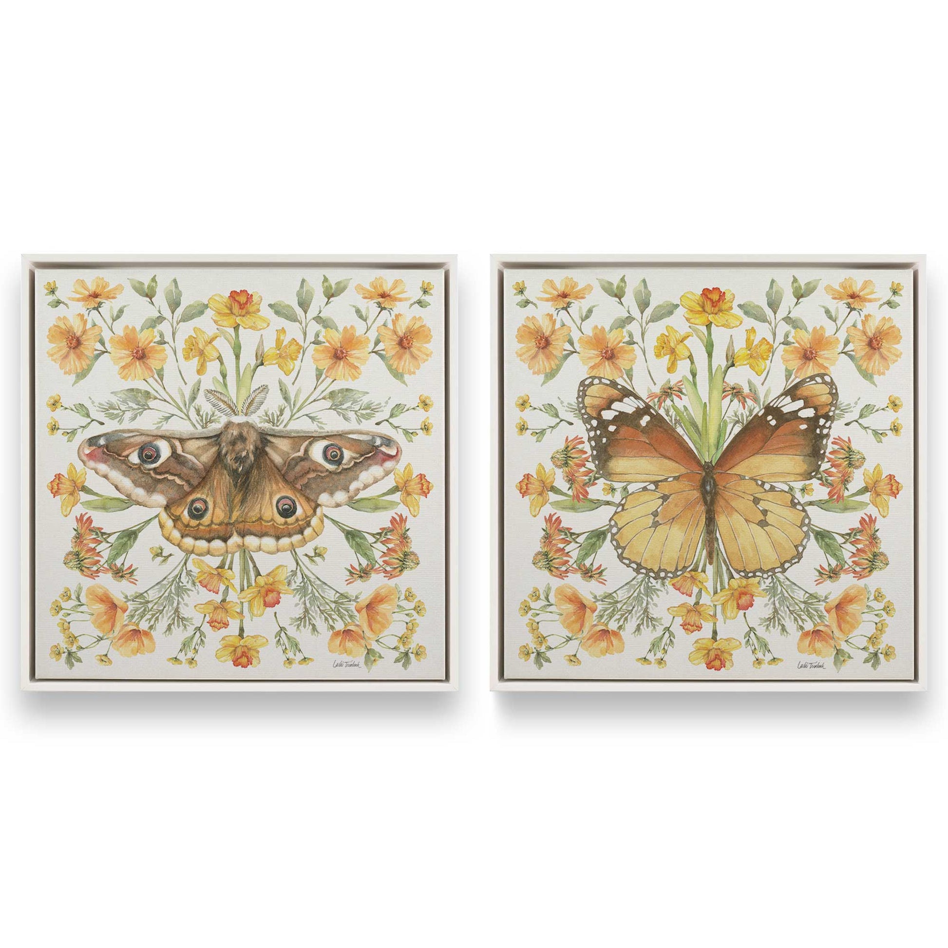 [Color:Opaque White], Picture of art in a White frame