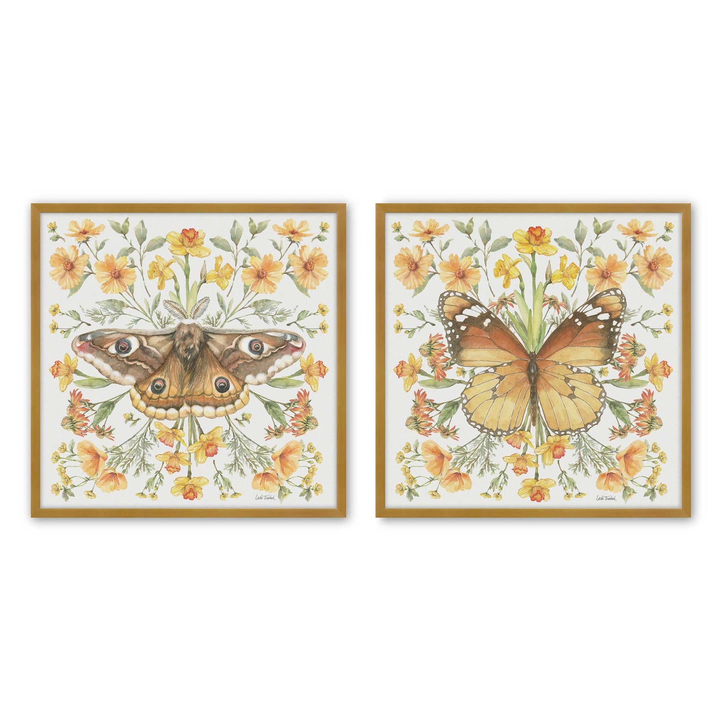 [Color:Polished Gold], Picture of art in a Polished Gold frame