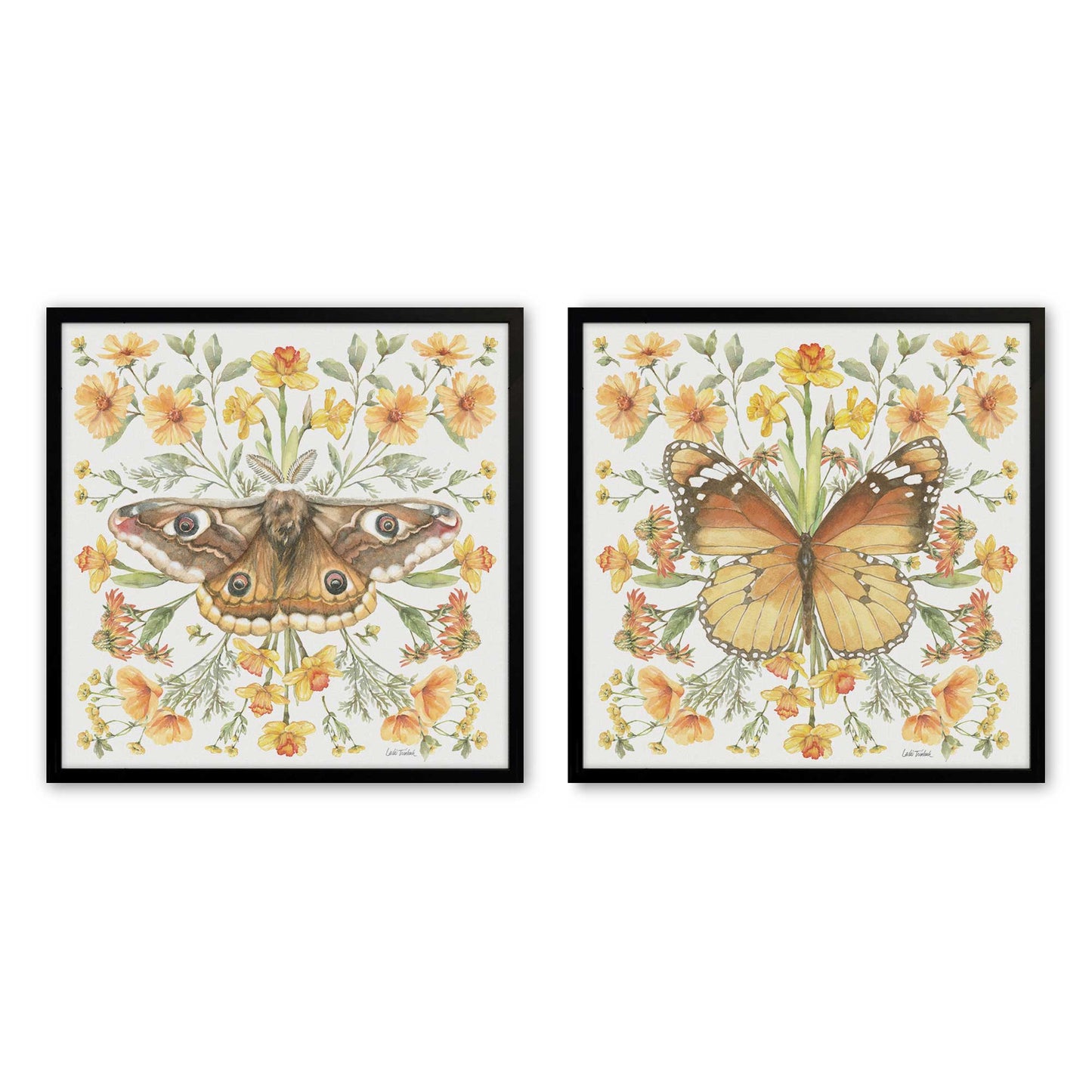 [Color:Satin Black], Picture of art in a Satin Black frame