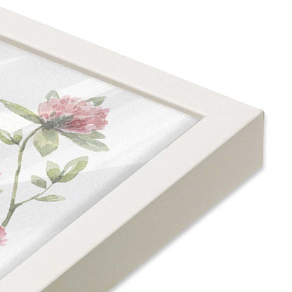 [Color:Opaque White], Picture of art in an Opaque White frame of the corner