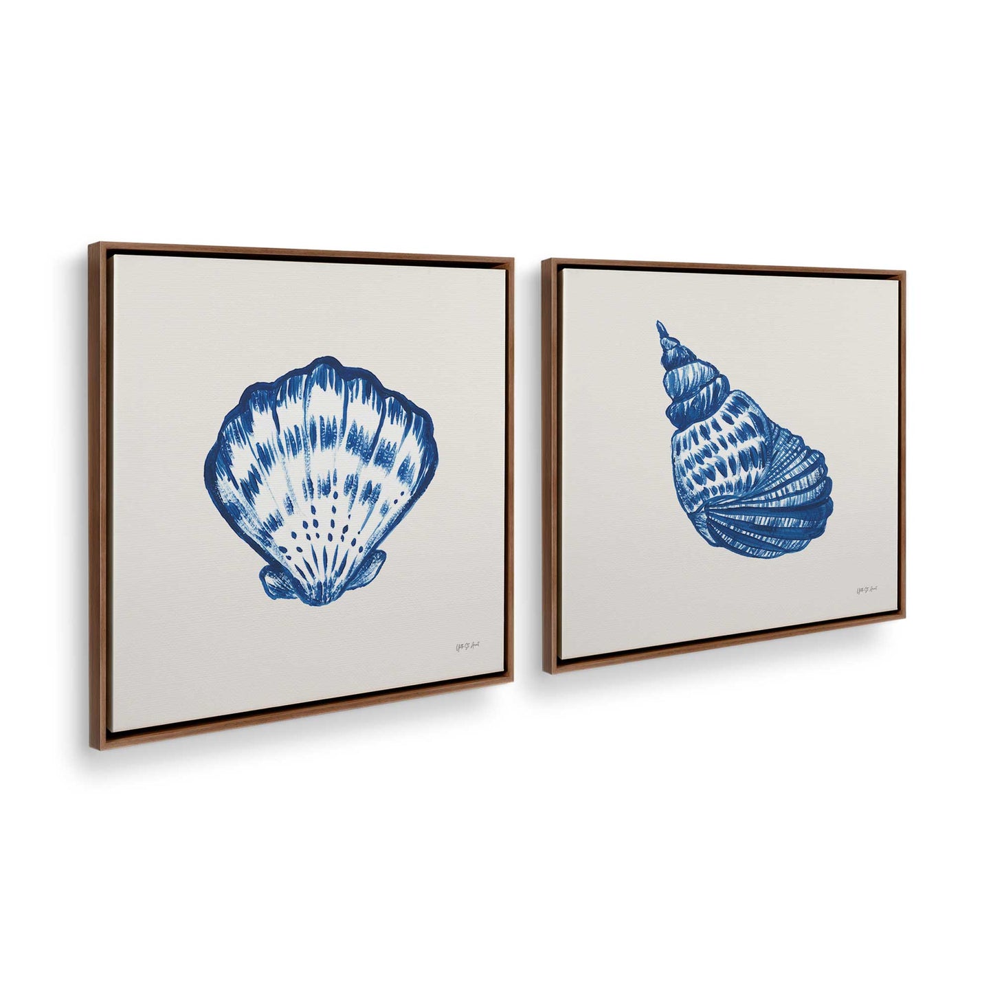 [Color:Walnut], Picture of the corner of the art