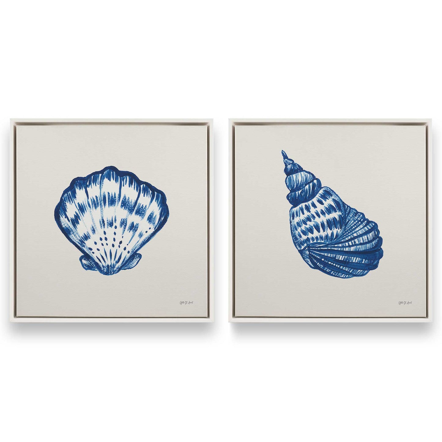 [Color:Opaque White], Picture of art in a White frame