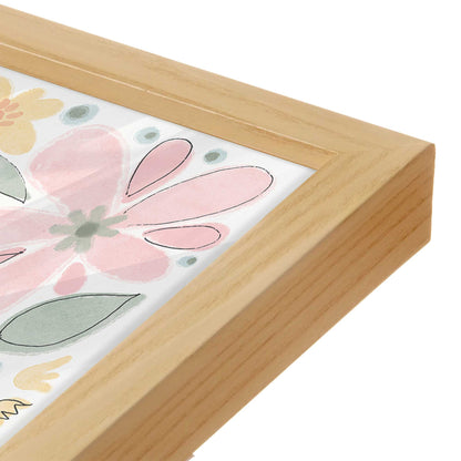 [Color:American Maple], Picture of art in an American Maple frame of the corner