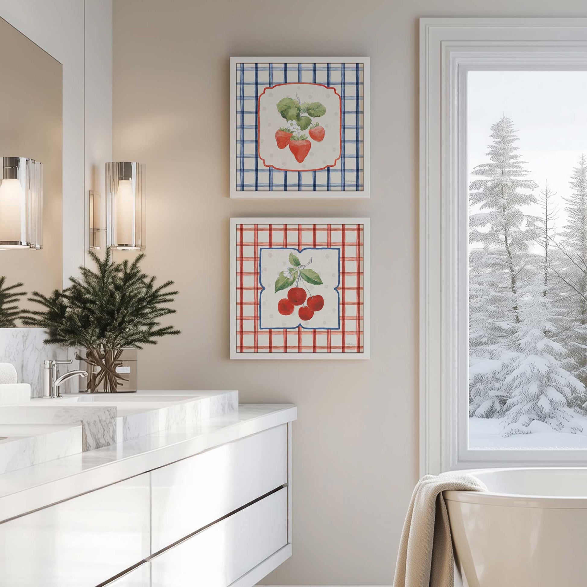 [Color:Satin Black], Picture of art in a Satin Black frame