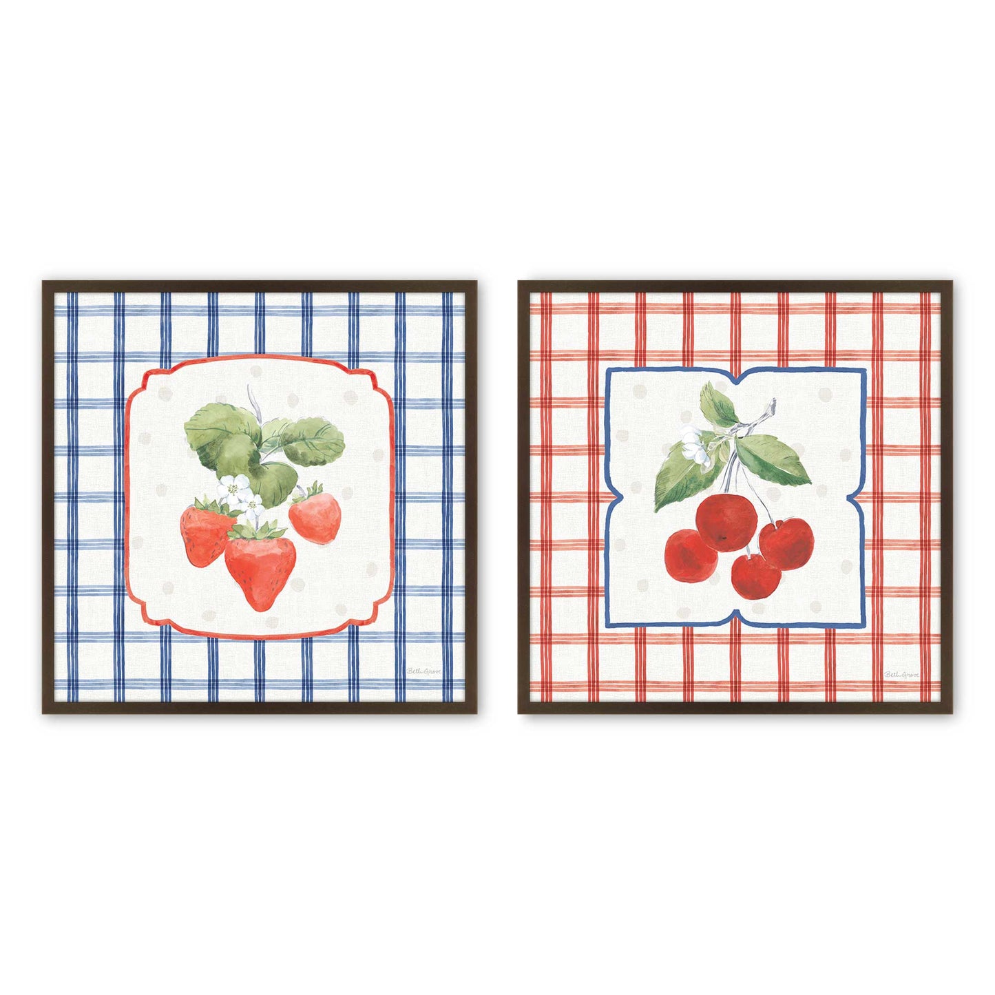 [Color:Belvinder Brown], Picture of art in a Belvinder Brown frame