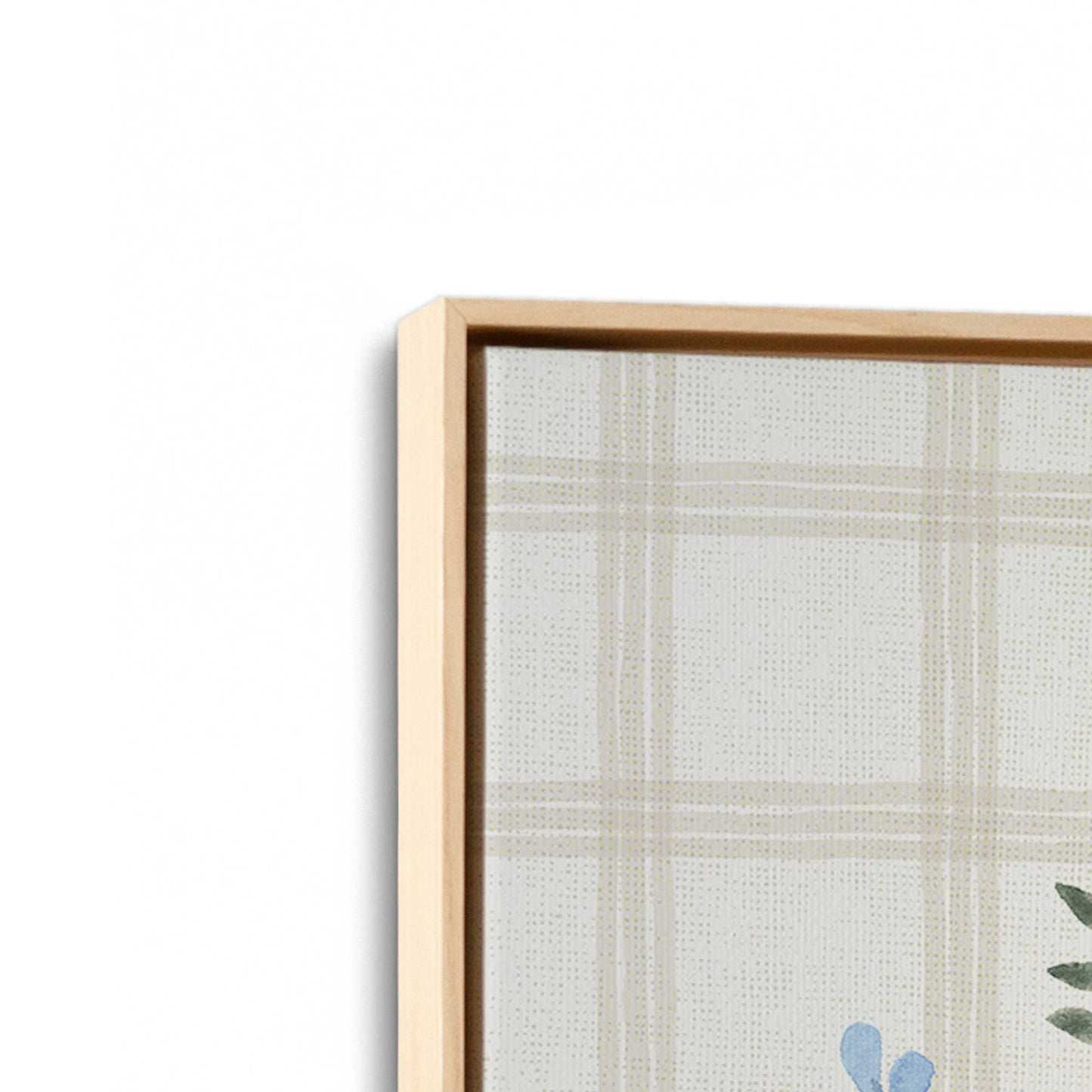 [Color:American Maple], Picture of art in an American Maple frame at an angle