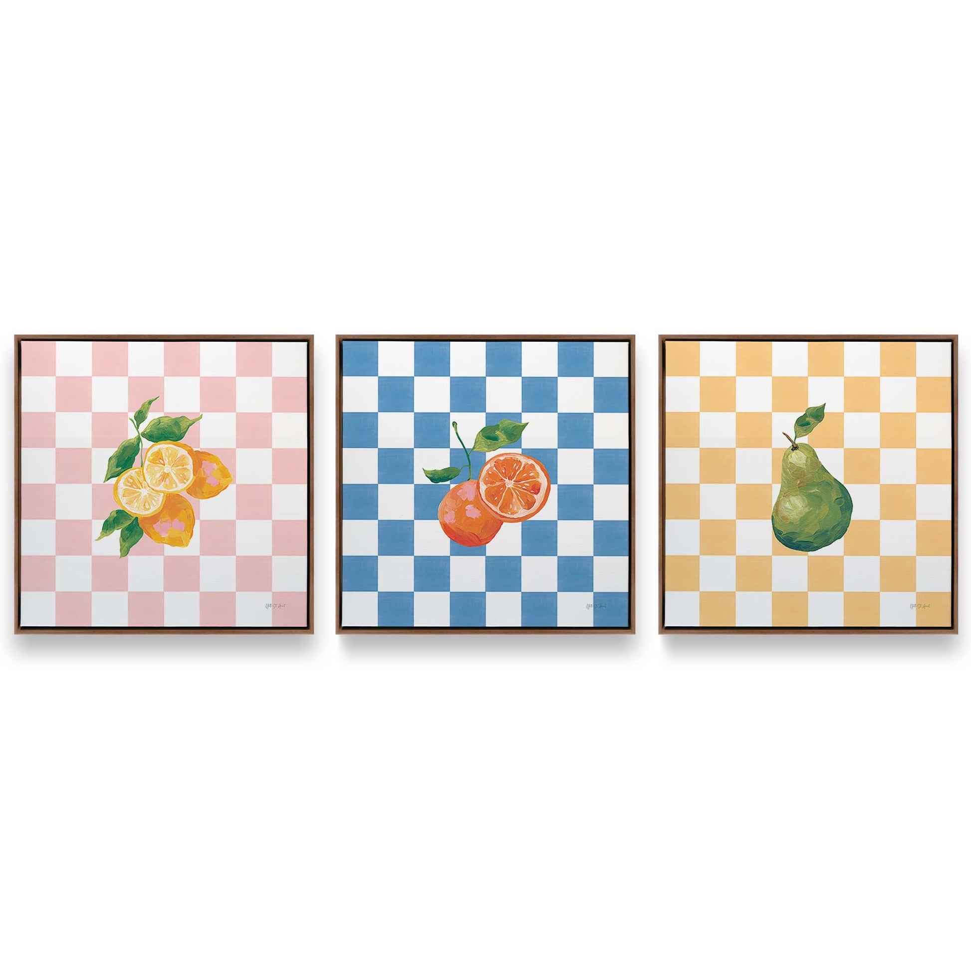 [Color:Walnut], Picture of art in a Walnut frame
