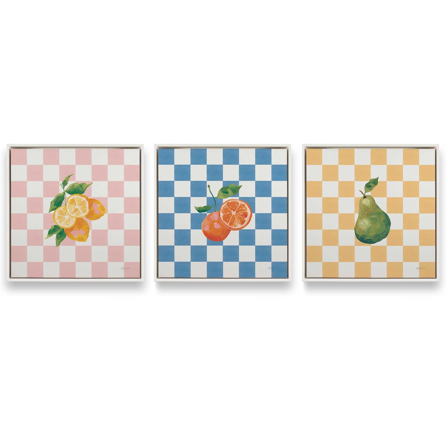 [Color:Opaque White], Picture of art in a White frame