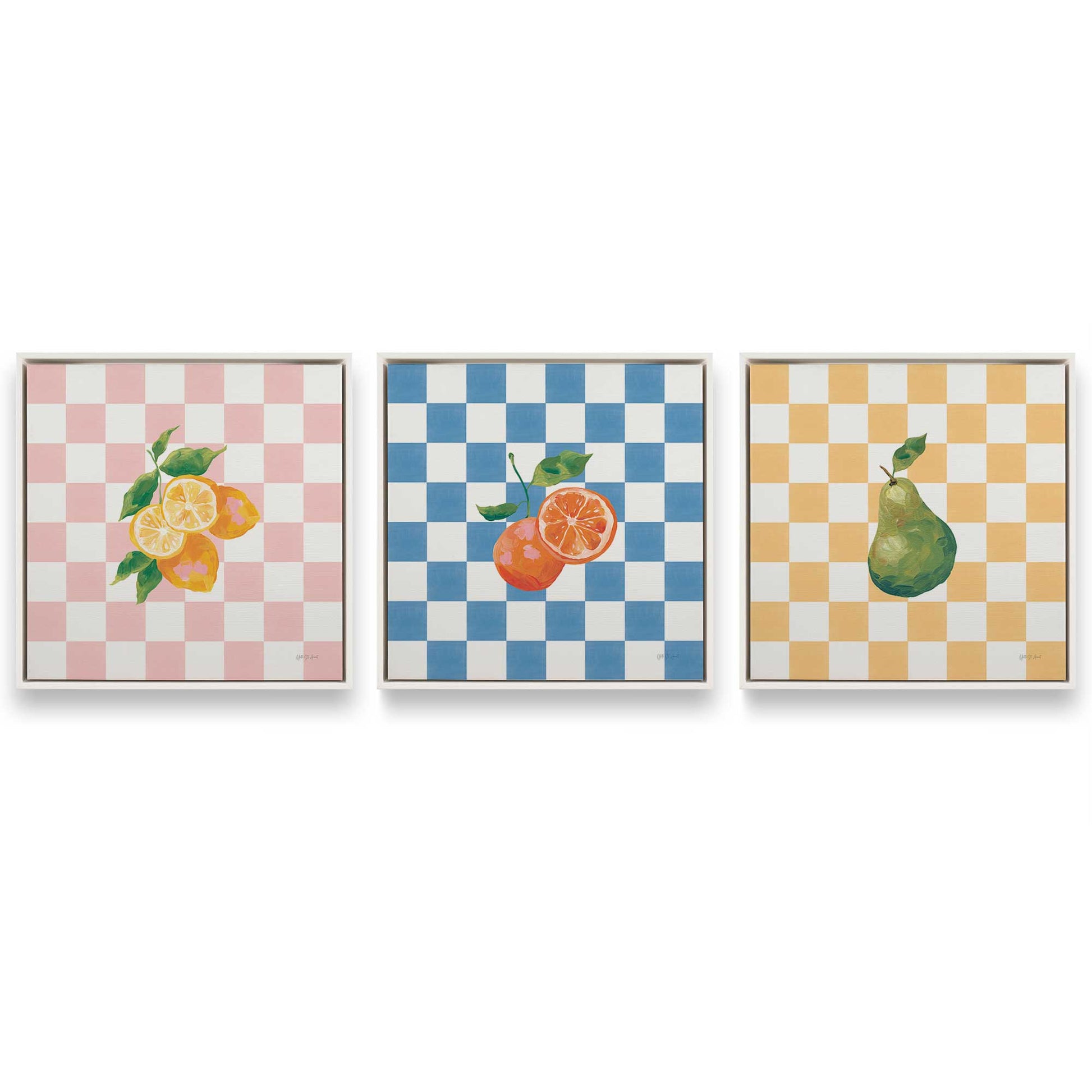 [Color:Opaque White], Picture of art in a White frame