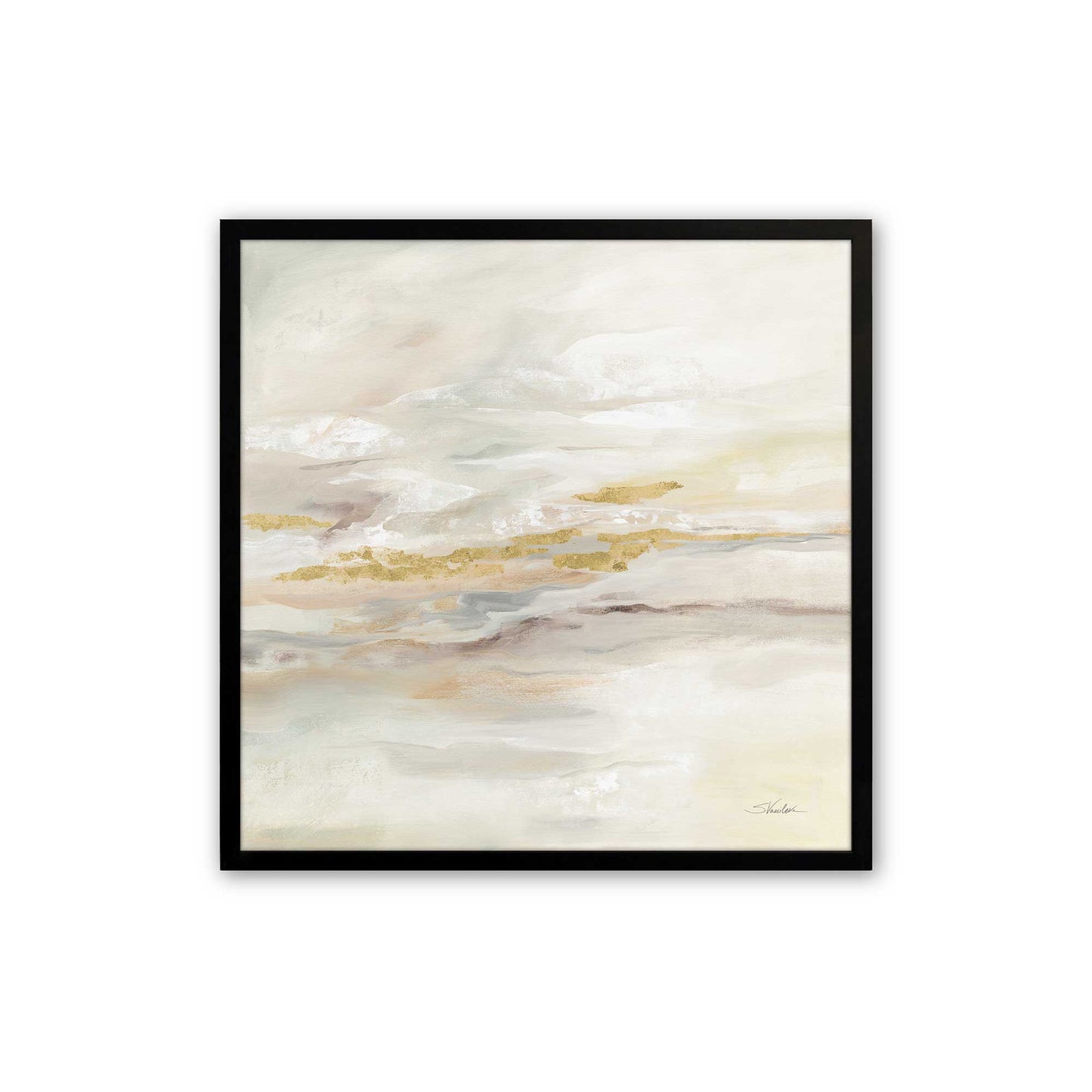 [Color:Satin Black], Picture of art in a Satin Black frame
