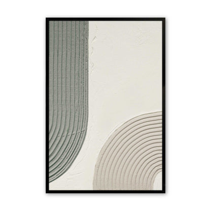 [Color:Satin Black], Picture of art in a Satin Black frame