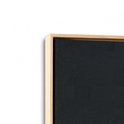 [Color:American Maple], Picture of art in a American Maple frame at an angle
