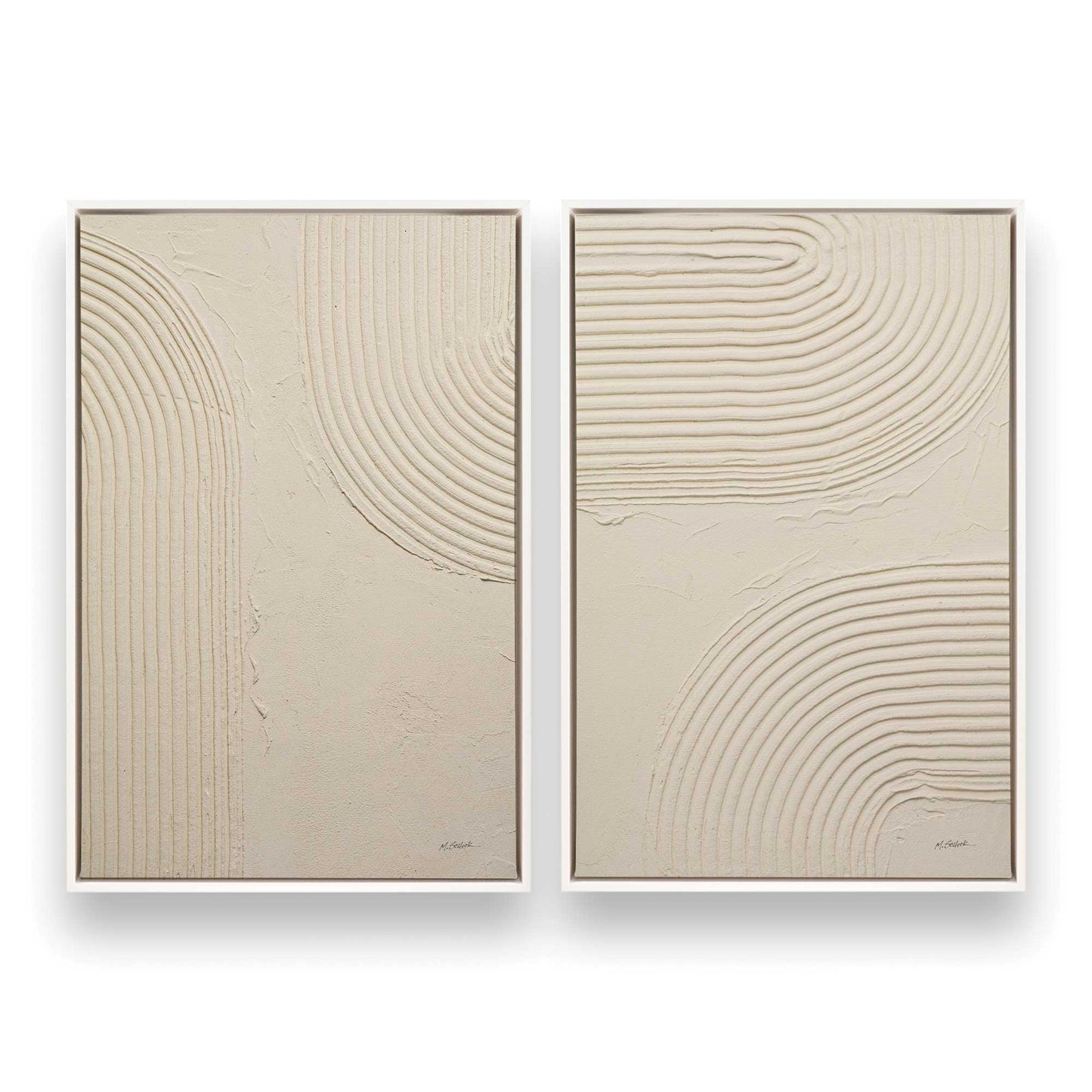 [Color:Opaque White], Picture of art in a White frame