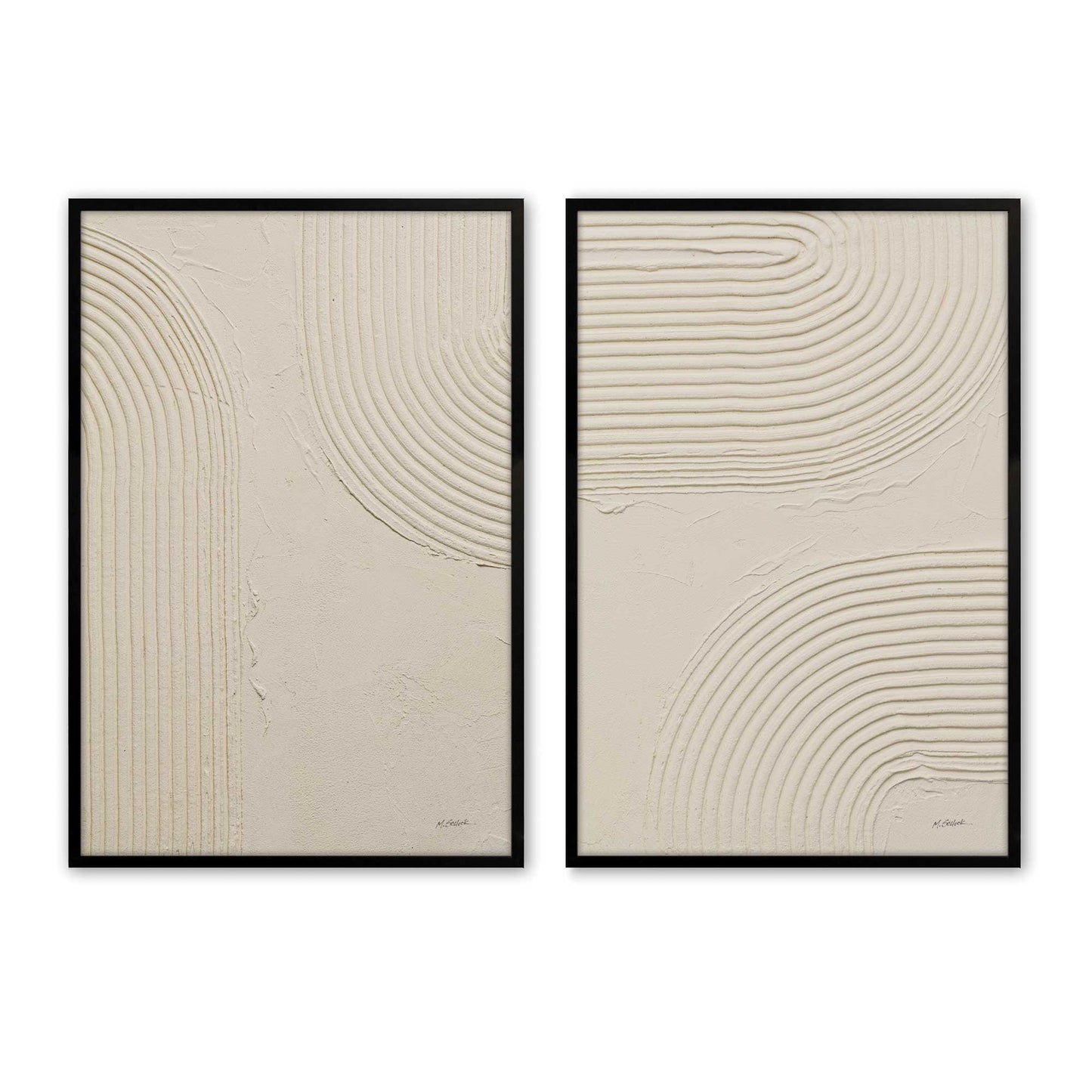 [Color:Satin Black], Picture of art in a Satin Black frame