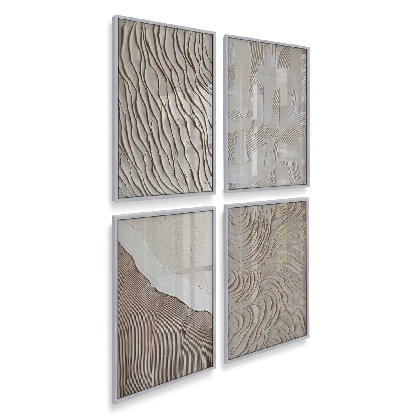 [Color:Polished Chrome], Picture of art in a Polished Chrome frame of the corner