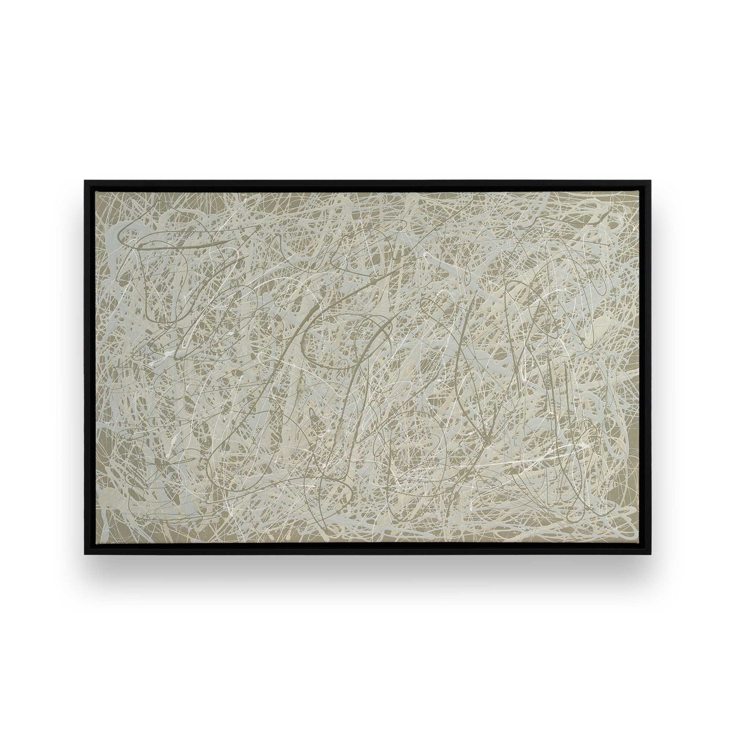 [Color:Satin Black], Picture of art in a Satin Black frame