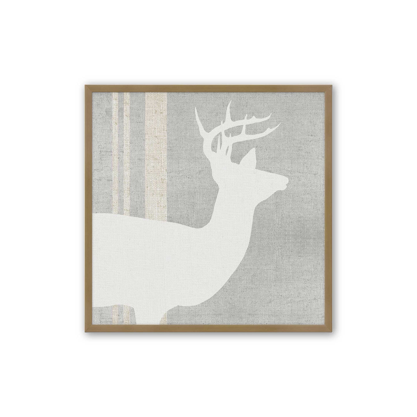 [Color:Brushed Gold], Picture of art in a Brushed Gold frame