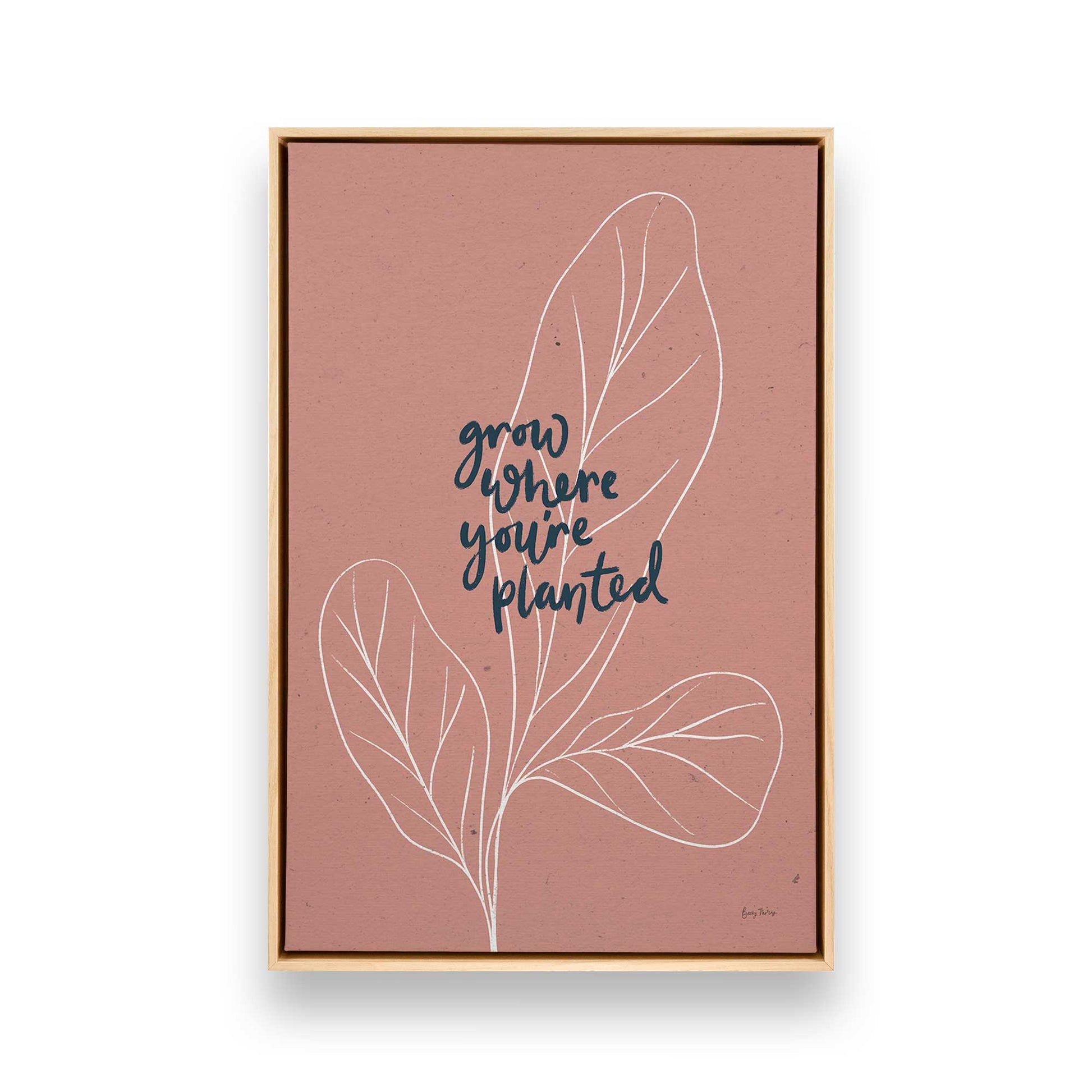 [Color:American Maple], Picture of art in a American Maple frame