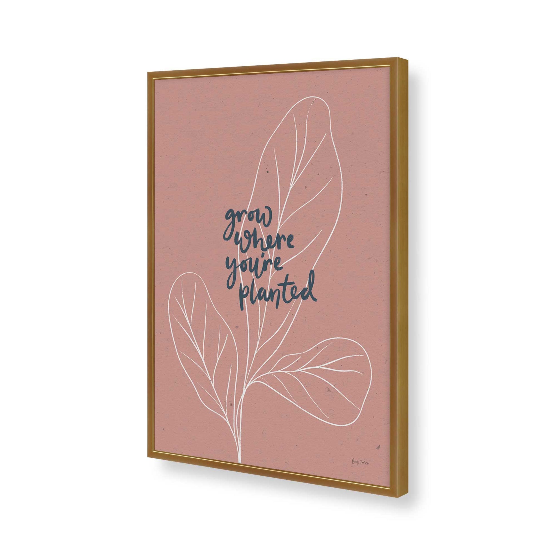 [Color:Polished Gold], Picture of art in a Polished Gold frame of the corner