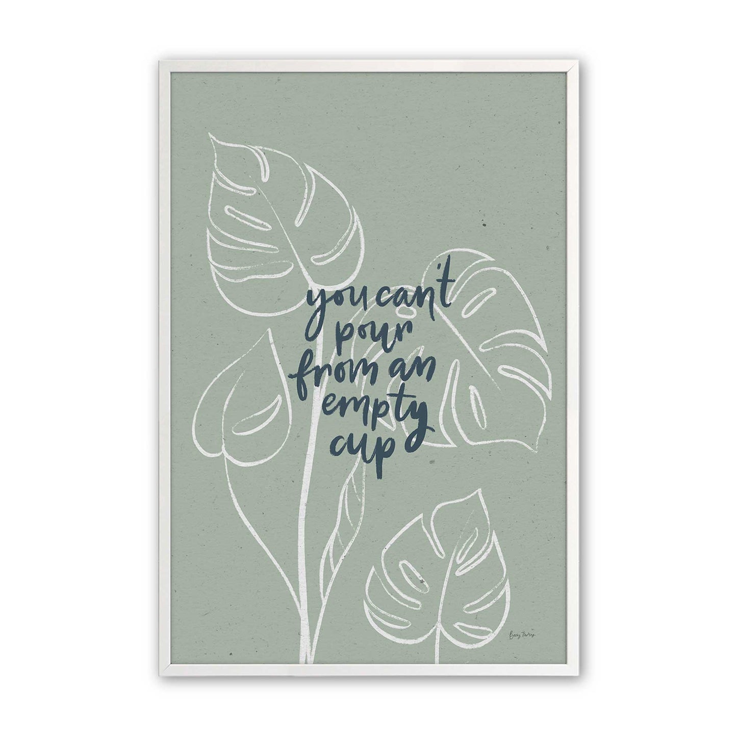 [Color:Opaque White], Picture of art in a Opaque White frame