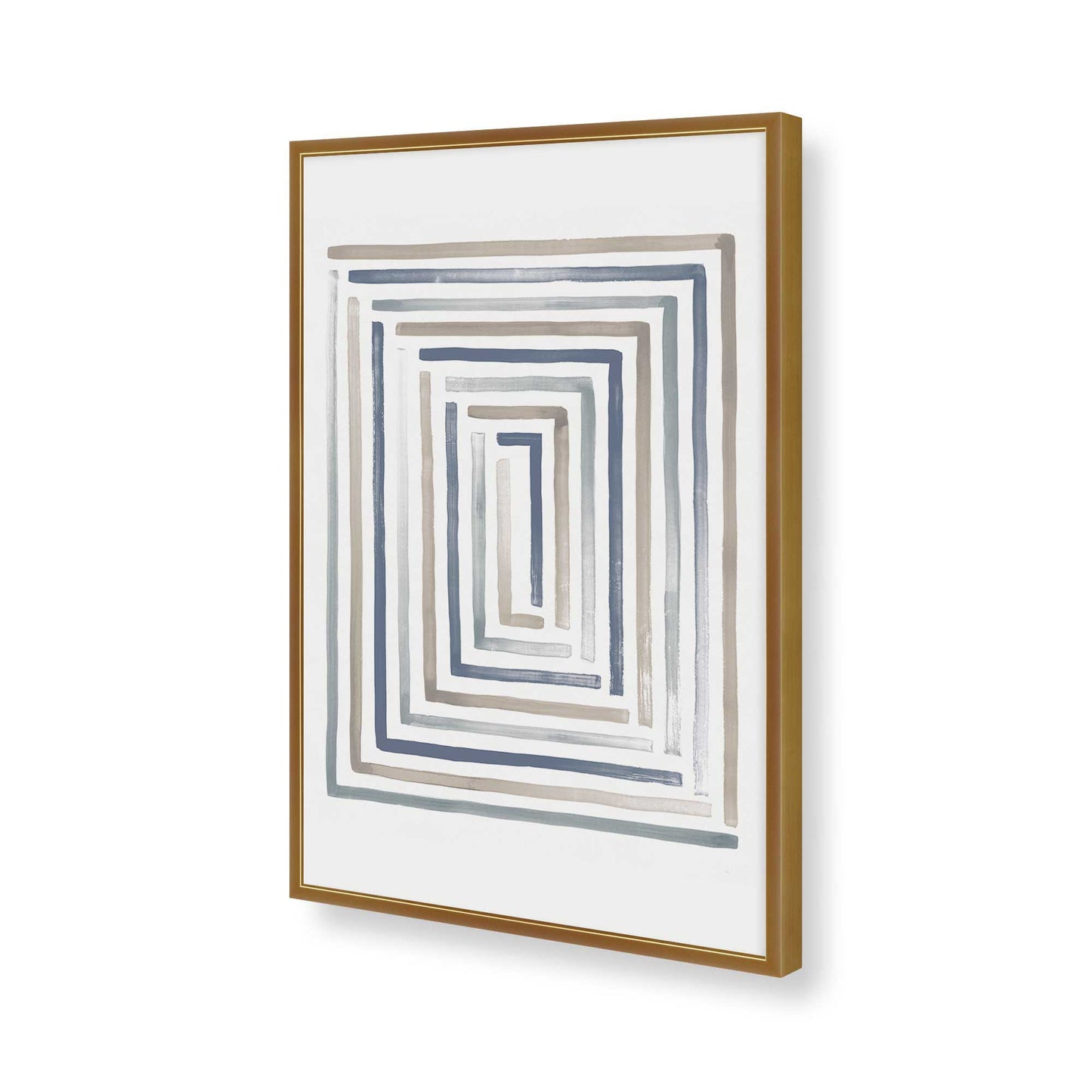 [Color:Polished Gold], Picture of art in a Polished Gold frame of the corner