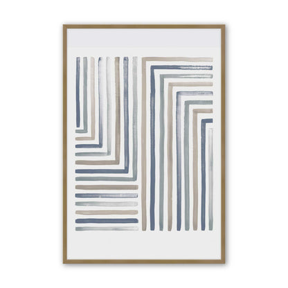 [Color:Brushed Gold], Picture of art in a Brushed Gold frame