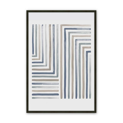 [Color:Satin Black], Picture of art in a Satin Black frame