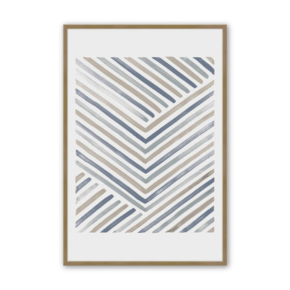 [Color:Brushed Gold], Picture of art in a Brushed Gold frame