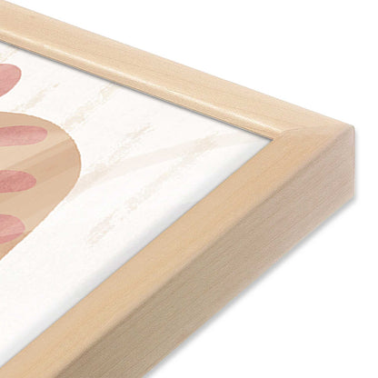 [Color:Raw Maple], Picture of art in a Raw Maple frame at an angle