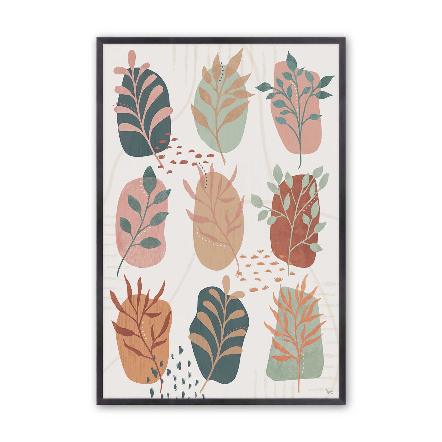 [Color:Weathered Zinc], Picture of art in a Weathered Zinc frame