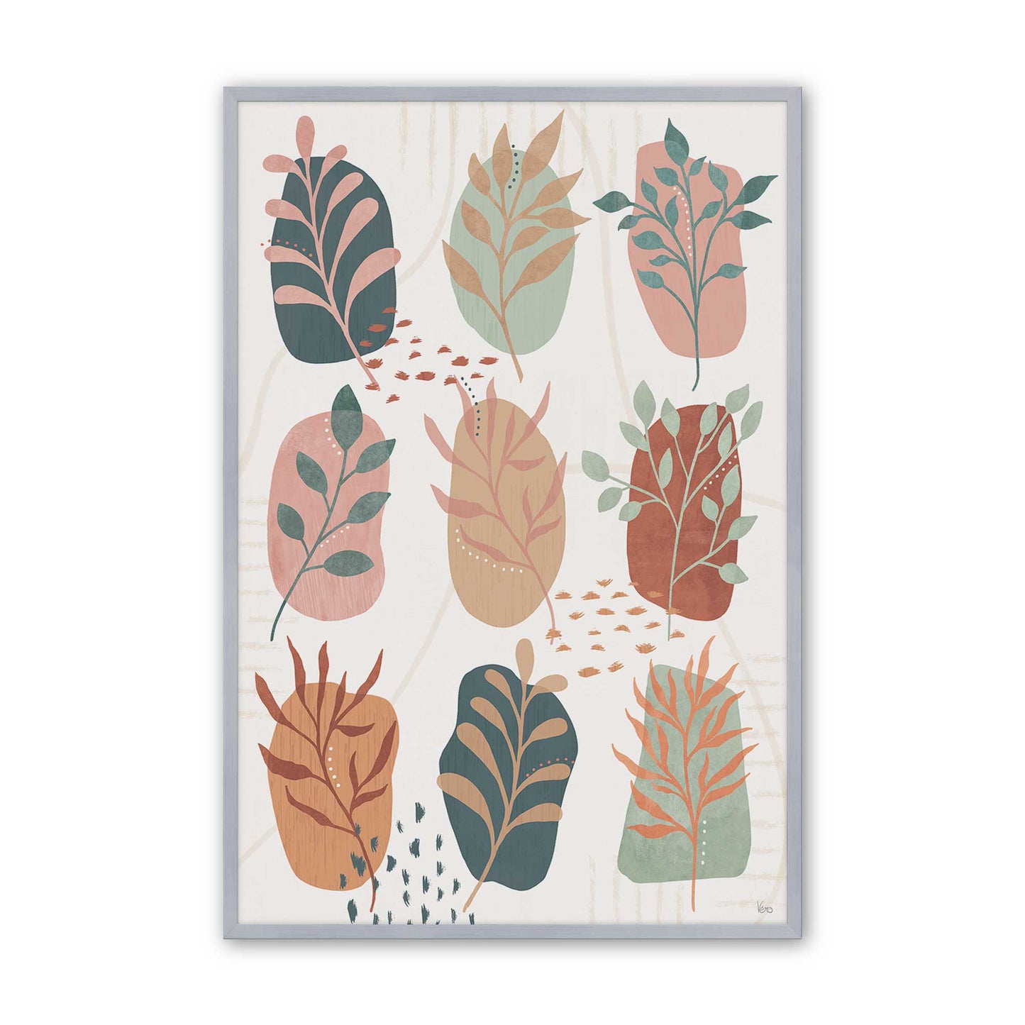 [Color:Polished Chrome], Picture of art in a Polished Chrome frame